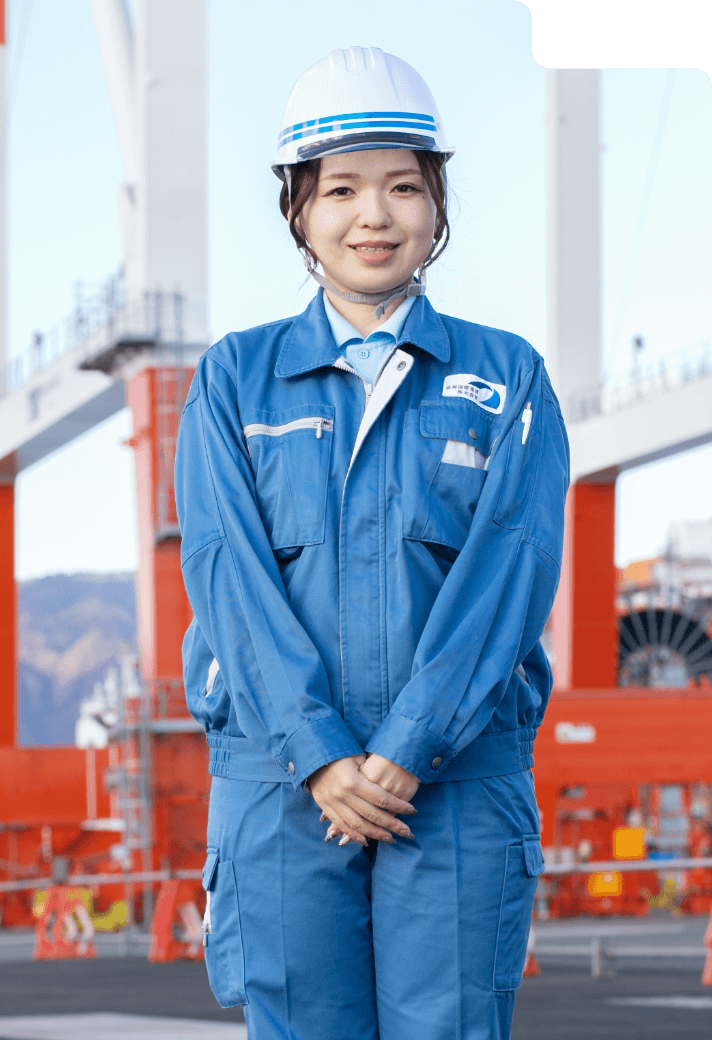 阪神国際港湾株式会社の社員インタビュー 設計課（土木） / 技術職